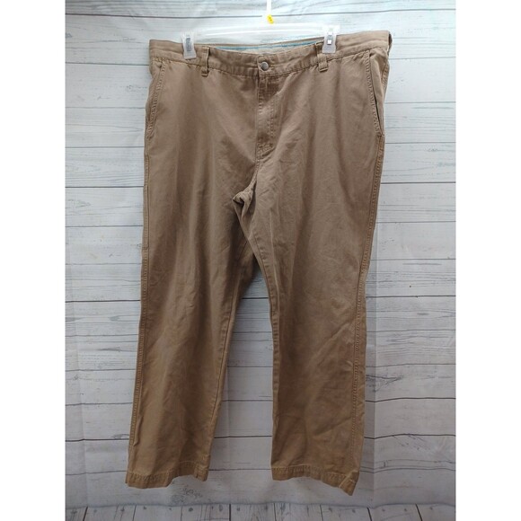Columbia Regular Fit Mid-Weight Cotton Canvas Pants Tan Mens 42X30 Cargo - Picture 1 of 7